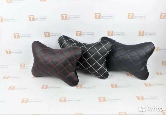 Подушки подголовников универсальные кожа Новые