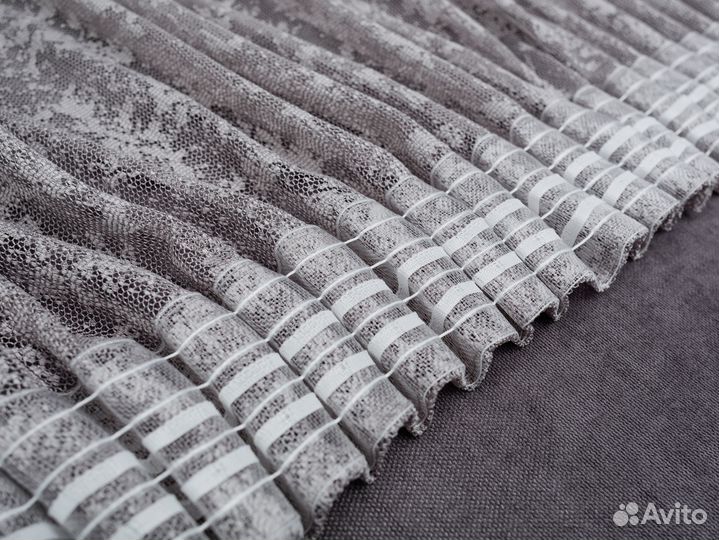 Готовый тюль Да Винчи сетка мрамор