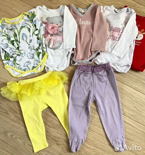 Вещи пакетом 74 80 на девочку