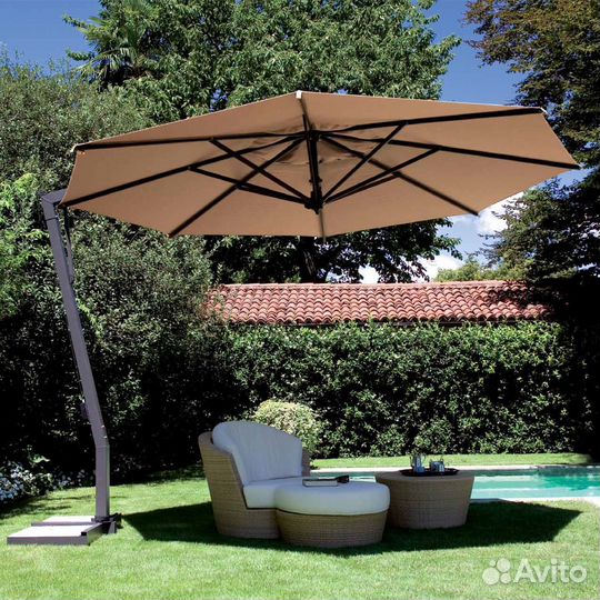 Усиленные зонты от солнца и дождя в наличии