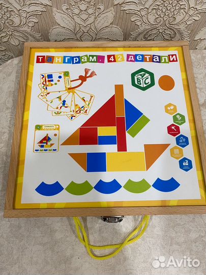 Танграм деревянный