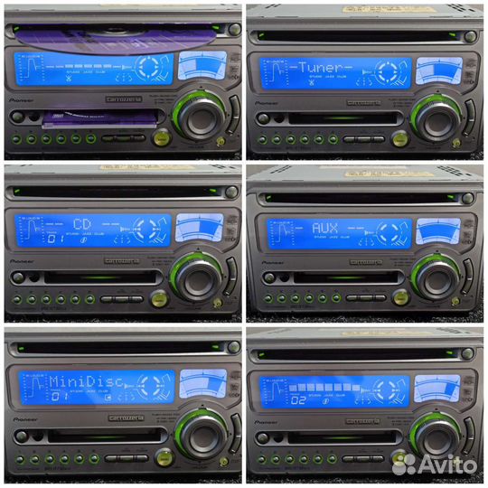 Pioneer Carrozzeria FH-P003MD (Проц.DSP/AUX/CD/SUB