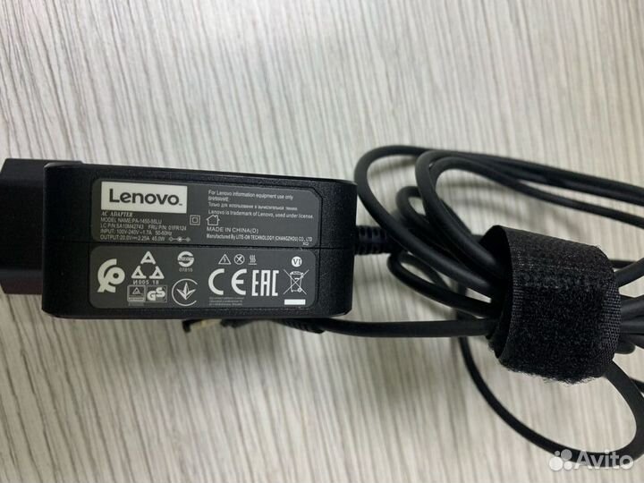 Блок питания Lenovo 20V 2.25A 45W 4.0x1.7mm orig