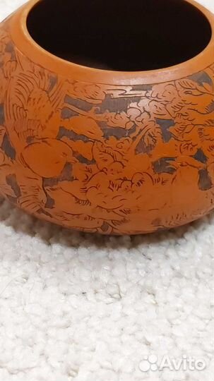 Чайник под пу эр исиньская глина б/у