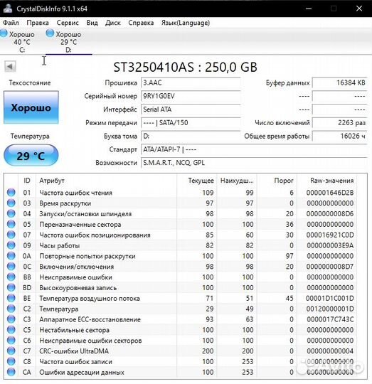 Жесткий диск 2 тб, 500 гб, 320 гб, 250 гб