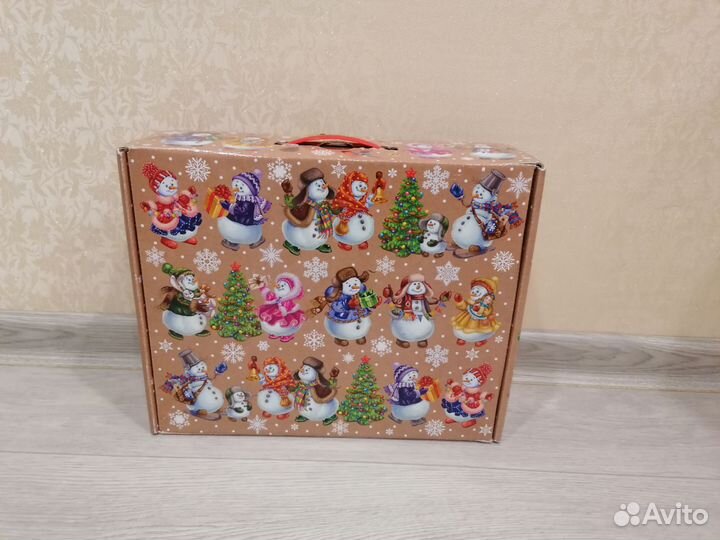 Коробка - чемодан для новогодних подарков, 2 шт