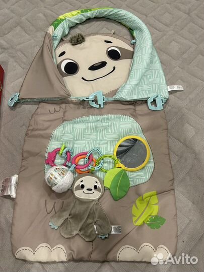 Развивающий коврик fisher price ленивец