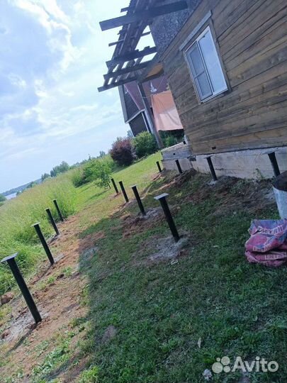 Свайно винтовой фундамент