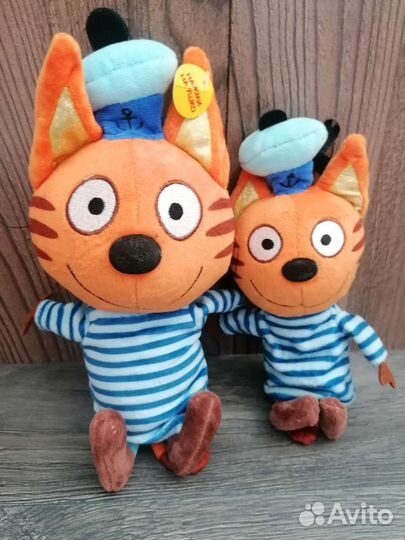 Мягкие игрушки три кота