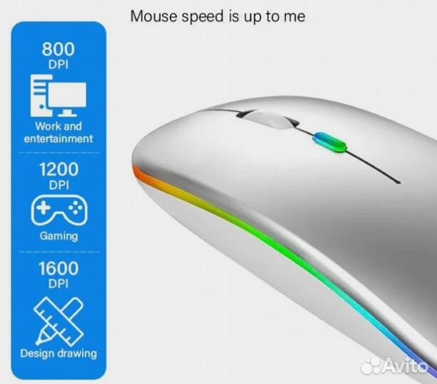 Беспроводная заряжаемая мышь