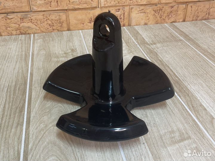 Якорь 6,8 кг обрезиненный 3х лепестковый