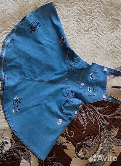 Джинсовый сарафан