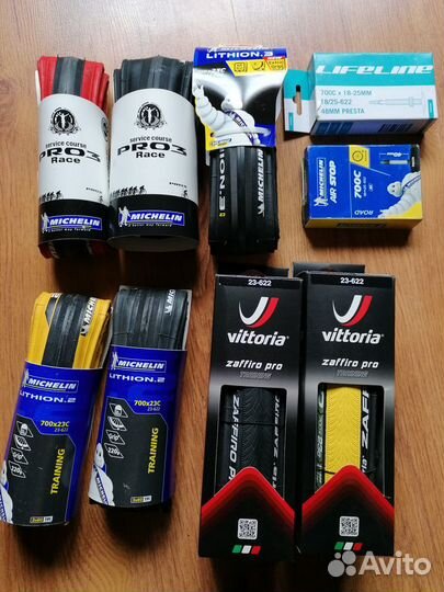 Велосипедные покрышки michelin и vittoria