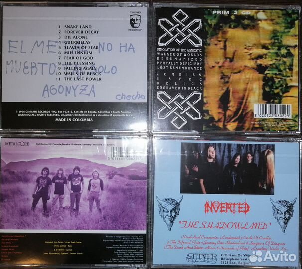 Сд диски, CD, Тяжелая музыка, Металл