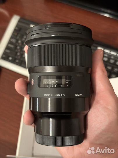 Объектив Sigma 24 1.4 art sony