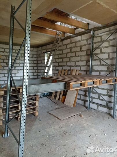 Стеллаж разборный металлический