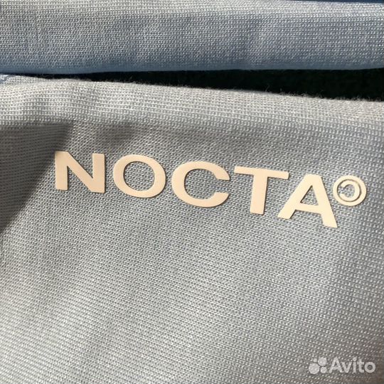 Зип худи nike tech fleece nocta голубая