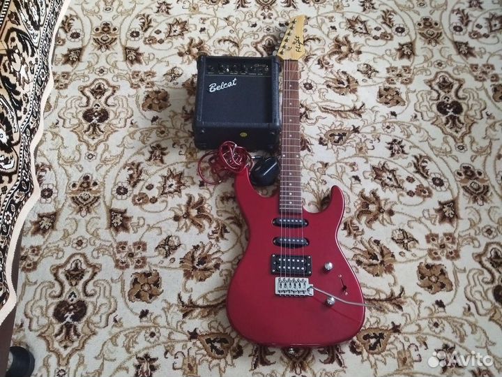 Гитара flight с комбиком и проводом