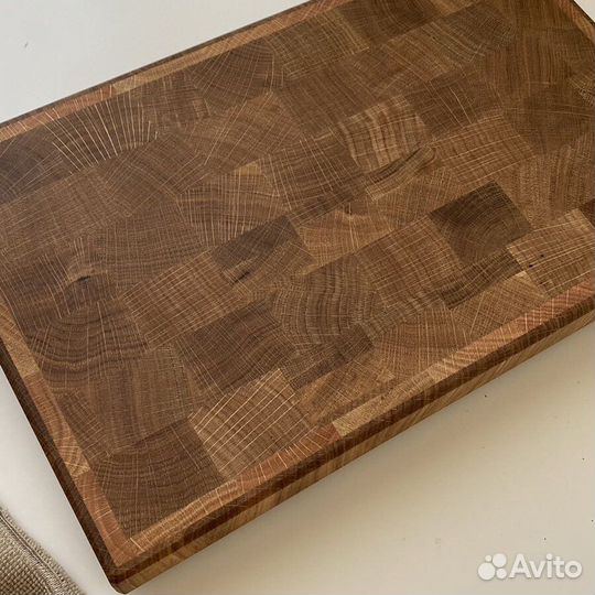 Торцевая разделочная доска 40/31см толщина 33