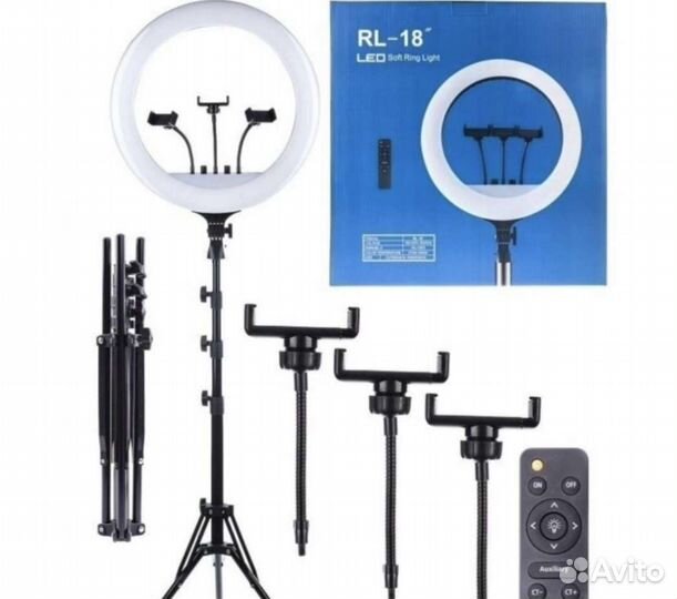 Лампа кольцевая 45см для съемки селфи для студии