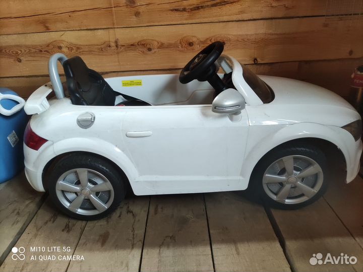 Детский электромобиль бу Audi TT RS Plus