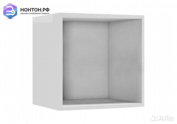 Куб Флорис черный глянец / белый