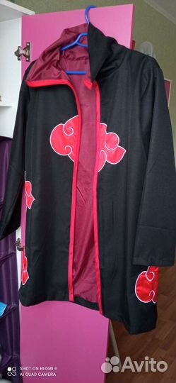 Костюм, плащ для косплея Акацуки Косплей Наруто