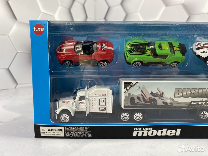 Набор машинок 4 штуки