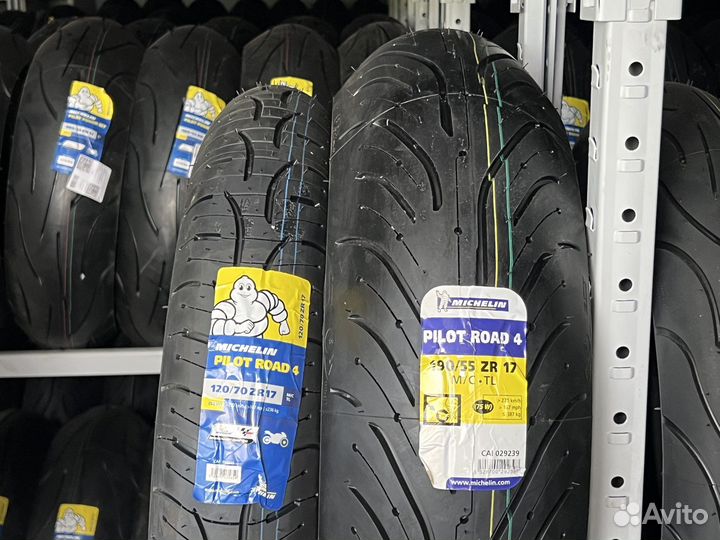 Michelin Pilot Road 4 120/70-17 и 190/55-17