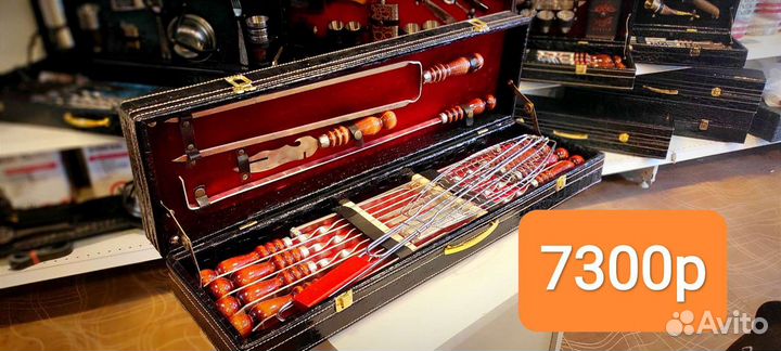 Шашлычный набор, шампуры, набор шампуров в Омске