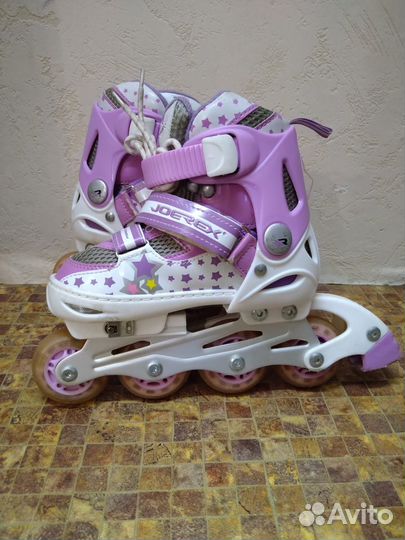 Роликовые коньки детские раздвижные