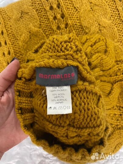 Комплект берет и шарф женские