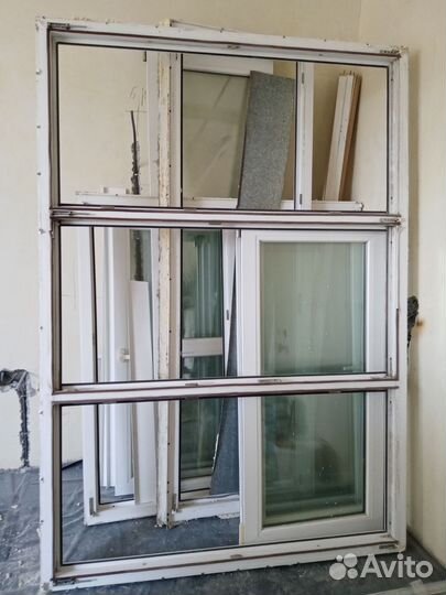 Окна пластиковые бу и балконные двери