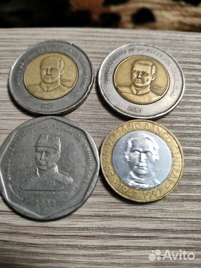 Монеты ссср,куба,Доминикана,Тунис