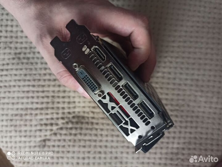 Видеокарта rx580 8gb xfx