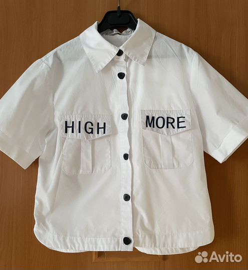 Рубашка укороченная для девочек