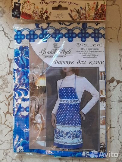 Фартук. Гжель. Новый