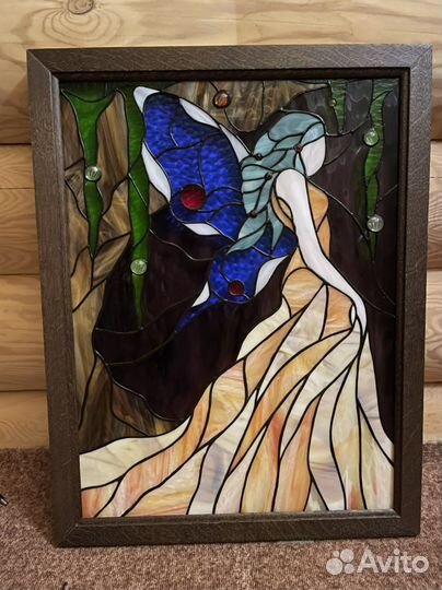 Панно картина ночник светильник стекло