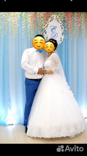 Свадебное платье бу