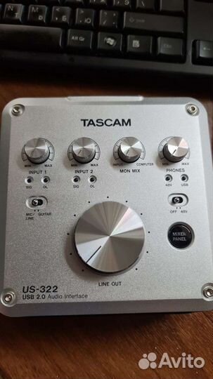Внешняя аудиокарта Tascam US-322