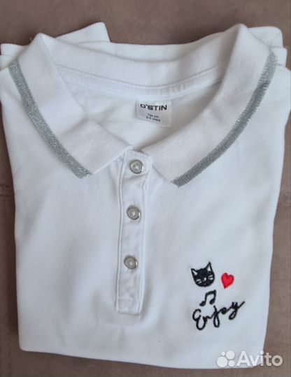 Рубашки школьные на 128-134