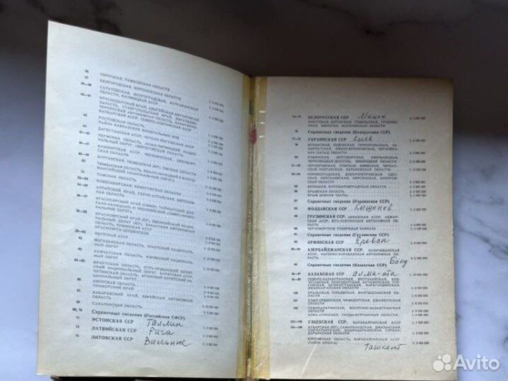 Атлас СССР 1975 г