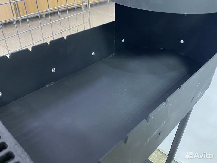 Мангал с печью под казан