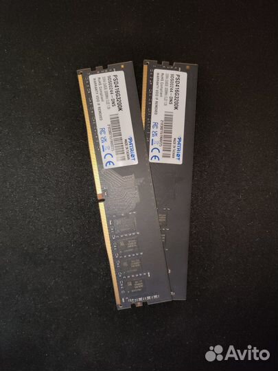 Оперативная память PSD416G3200K DDR4 2x8gb 3200Mhz