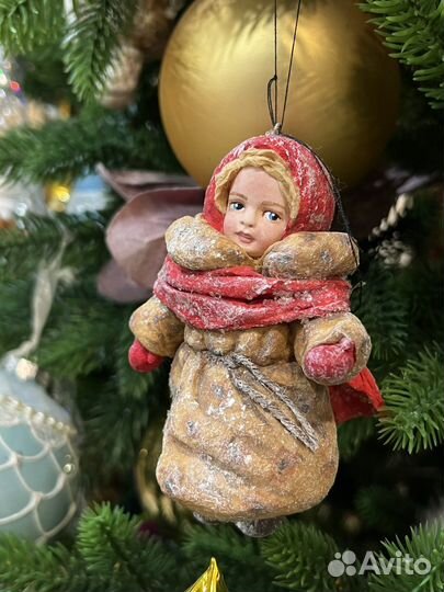 Ватные игрушки на елку