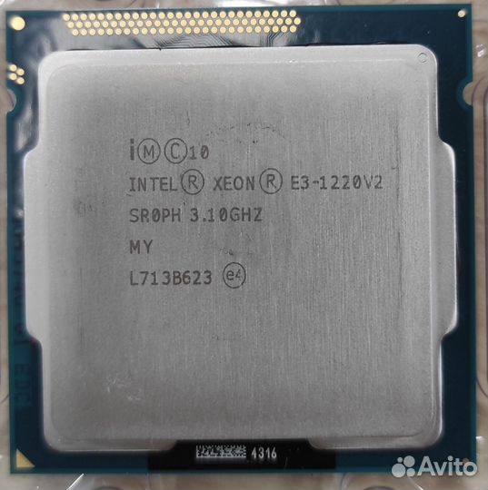 Процессор Xeon e3 1220 v2 (Core i5 3450)