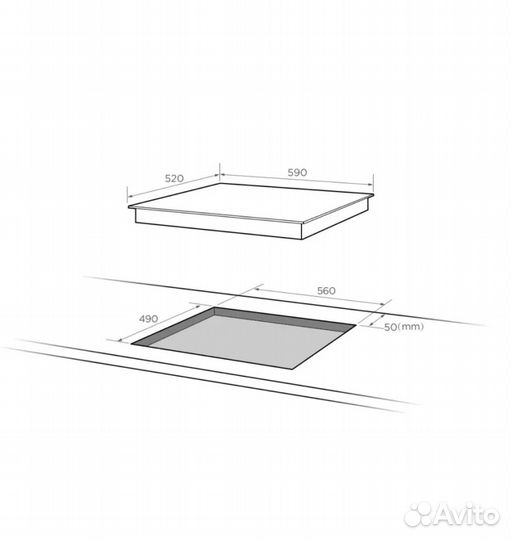 Варочная панель Midea