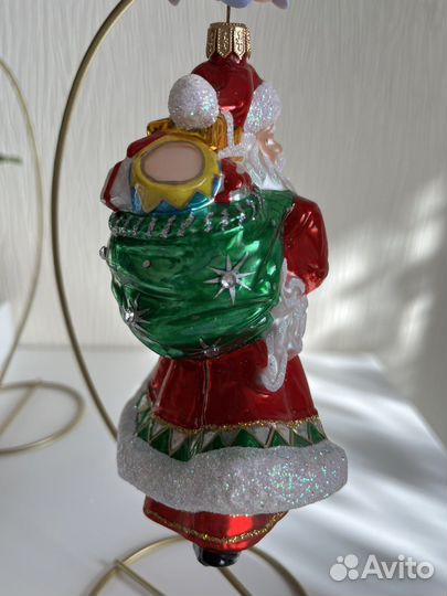 Елочные игрушки Дед мороз Польша
