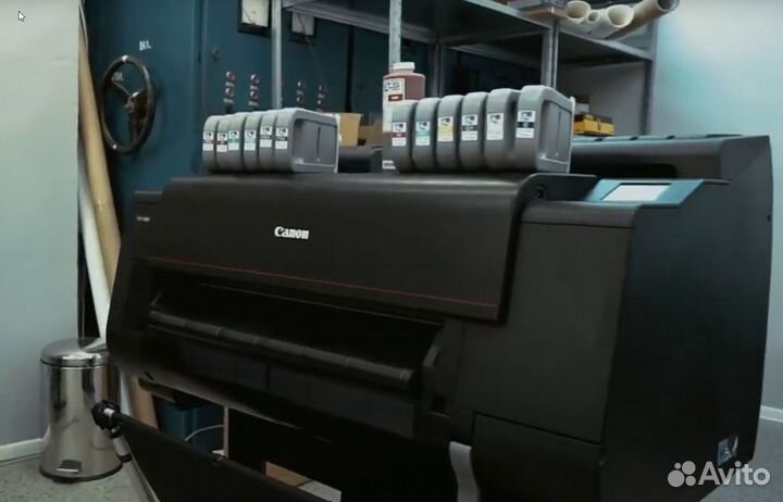 Печатный станок для холстов, плёнок, банера, бумаг