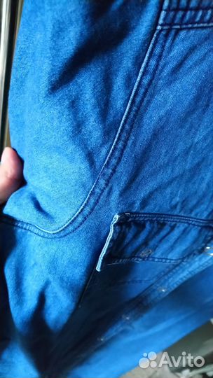 Джинсовое платье рубашка 46-48